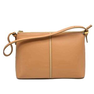 Burberry Leather Shoulder Bag Beige Tan Tan
